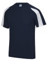 Kinder Sportshirt Contrast AWDis JC003J Navy-Wit